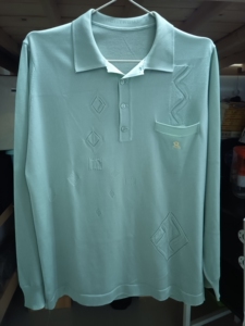 梦特娇亮丝t恤(长袖5码)鸭蛋青色!按图发货,不设退换