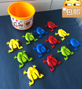 00骆驼直营连锁店淘宝小跳蛙玩具上劲儿童上发条链条会跳小青蛙弹跳