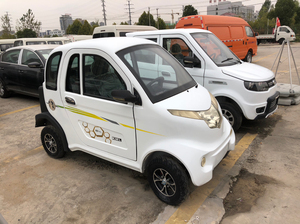 凯玛利四轮三座电动代步车,双开门,九五成新,展厅样车出售,样