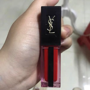ysl水光唇釉612 橘调番茄水红色