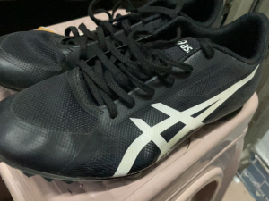 钉鞋亚瑟士md7体考前买的没怎么穿过