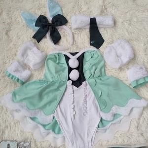 【提莫酱】现货 初音未来cos play服 初音兔女郎cos