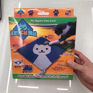 外贸猫玩具游戏毯出口亚马逊宠物猫玩具游戏垫多功能全新
