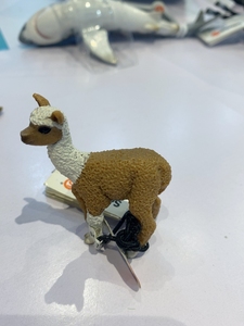 思乐schleich 绝版动物模型玩具 13705 小羊驼