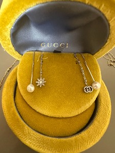 古奇gucci18k白金钻石珍珠耳钉 花卉flora系列耳坠_阿里巴巴找货神器