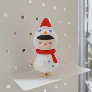 泡泡玛特pucky毕奇圣诞2018限量盲盒 小雪人