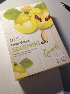 全新未开封snp水果面膜10片