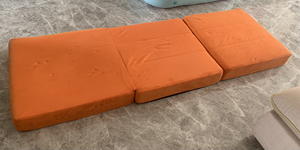 高密度沙发海绵床垫，三折垫，展开180cm*60cm，厚12