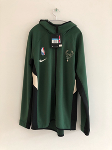 nike nba密尔沃基雄鹿队 gi/gu球员版 出场服热身