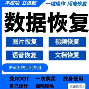安卓手机数据恢复软件图片视频照片恢复格式化误删文件找回全