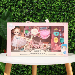 儿园伴洋手礼娃娃套装小孩女生玩具套盒公NO.377-1主娃娃女孩玩具