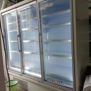 三门无霜风冷一体机,带除雾玻璃门,水果柜风幕柜冷藏保鲜串串柜
