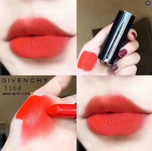 纪梵希小羊皮316超显嫩的亮橘色,涂上立马元气满满!少女