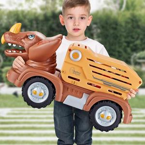 越野车奥特曼初代玩具儿童工程车机器人恐龙男孩4宝宝5岁装载怪兽