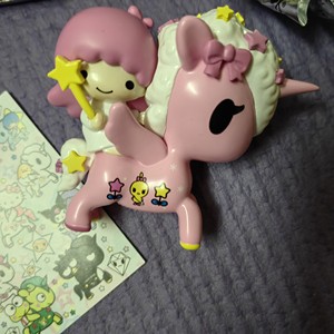 三丽鸥独角兽联名盲盒    抽到了个双子星