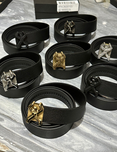 00望月孤狼vip淘宝劲霸男装小金人皮带扣头,单