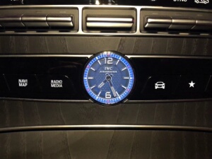 奔驰iwc原厂蓝色万国表 奔驰时钟表