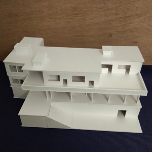 吐根哈特别墅建筑模型 1:100 pvc