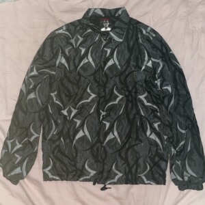 clot 17ss 黑荆棘教练夹克棉服 双面穿风衣 男女冲锋