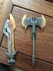 dmk01擎天柱武器能源刀/能源斧武器配件重涂问题不大