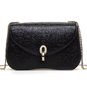 elle 新款女士时尚单肩包翻盖斜挎包链条包包女包