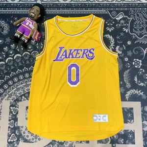 美职fanatics 湖人队young尼克杨0号主场黄色球衣