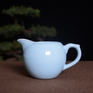 汝瓷公道杯 汝窑品茗杯茶具茶杯省大师王振宇汝窑功夫茶茶具礼品