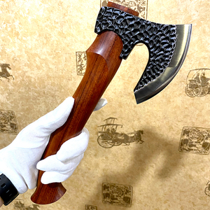 横冰手斧户外高强度野营斧头劈柴伐木开山斧子露营工具防身冷兵器