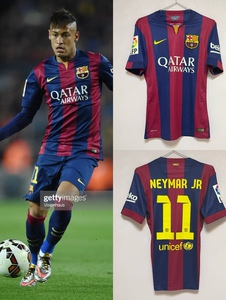 【出售】巴萨1415赛季主场球员版内马尔s码fullset