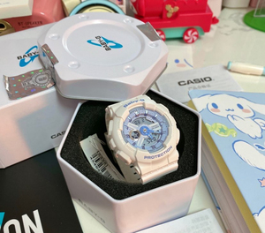 卡西欧手表babyg,蓝白配色很好看