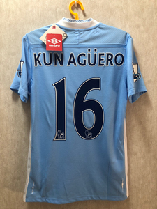 1112曼城11-12主场阿圭罗球衣