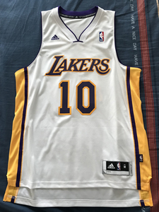 nba 洛杉矶湖人 纳什球衣 阿迪r30 1.0刺绣款 全新
