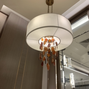 香港宝辉灯饰61kalco 卧室个性吊灯·高端·天然玛瑙玉石装