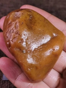 特价捡漏着急卖老挝田黄毛料全皮银裹金原石篆刻印章手把件清仓处
