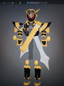 假面骑士逢魔时王oma zio皮套3d打印一整套(定制)