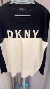 美国代购专柜正品DKNY大码针织毛衣，胸围116长度70全新