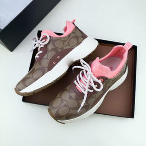 coach蔻驰复古厚底老爹鞋女休闲运动鞋透气鞋