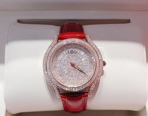 ido手表水晶心动腕表女专柜现货情人节礼物七夕礼物