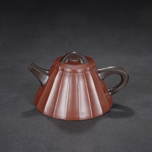 宜兴精品珍藏紫砂壶霸王石瓢壶名家周桂珍纯手工制作原矿紫泥家用