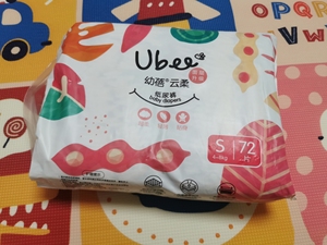 乐友母婴店购买,幼蓓纸尿裤,s码,全新未拆封.129一