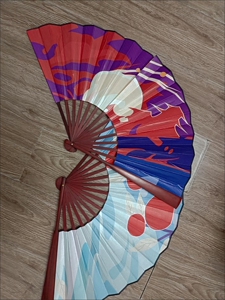 中国风 阴阳师 折扇 不知火扇子 cosplay道具10寸