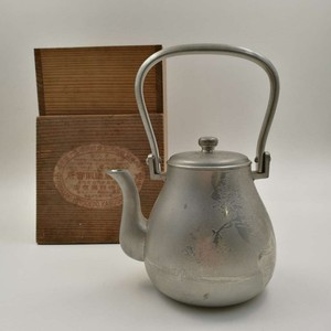 【萨摩正锡】日本山崎锡器商店造樱花纹锡壶