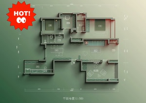 接室内设计，户型优化，彩平图，施工图，平面布置设计，cad代