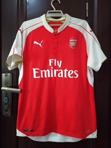 正品球衣 阿森纳1516赛季主场短袖球衣l码胸围56前摆73_阿里巴巴找货