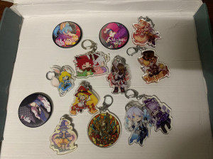 (出)wzry牧神午后挂件同人周边谷子