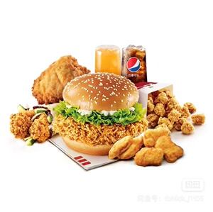 肯德基心动欢聚双人套餐,兑换码,全国通用,拍下立即发码,到店