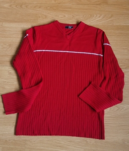 男装汤尼威尔v型针织衫，175左右合适（标签为180／96A