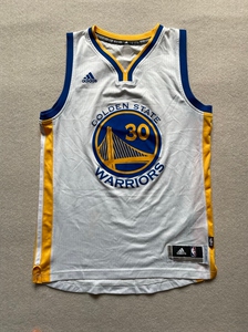 库里主场白球衣/阿迪达斯球衣/r30 2.0面料舒适/字体圆