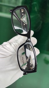 【撤柜】正品PRADA普拉达VPR10O黑色板材近视光学眼镜