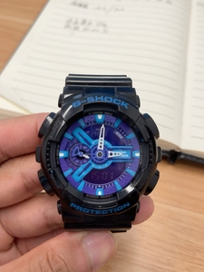 卡西欧手表5146,紫色表盘,买来一直放着不怎么带